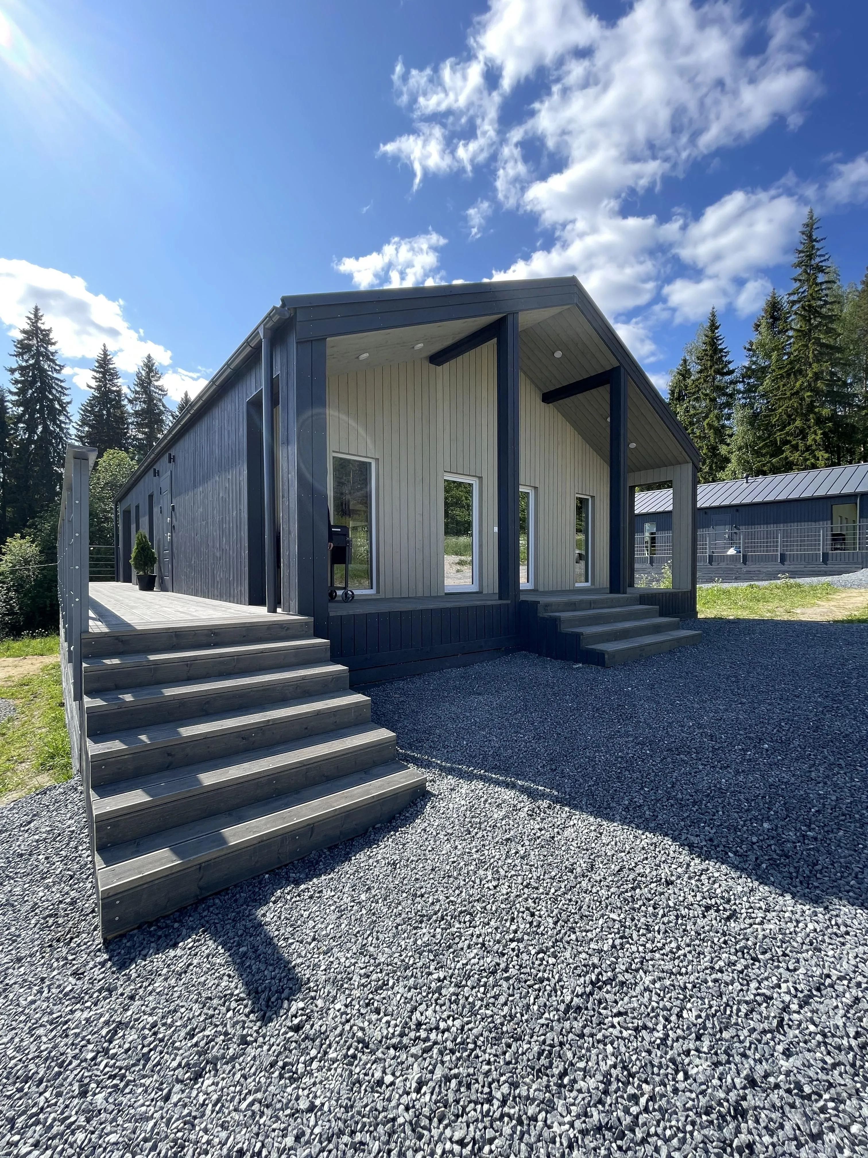 Ahinkoski панорамные коттеджи